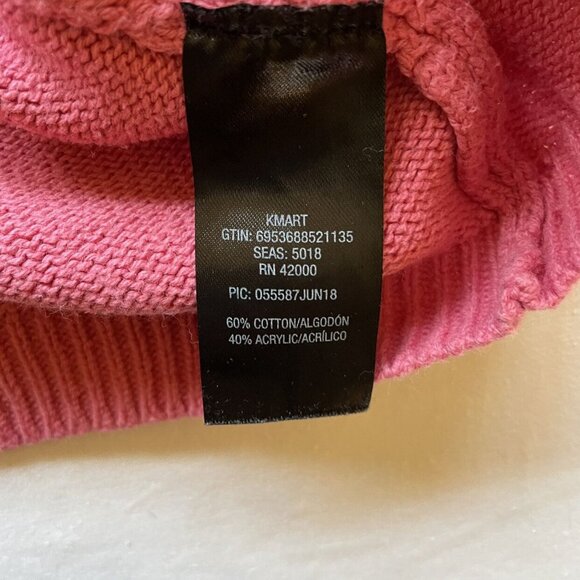 Route 66 Pink Sweater Tunic Size 10/12 - Picture 6 of 7